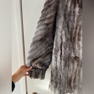 Vintage Real Rabbit Coat (super soft)